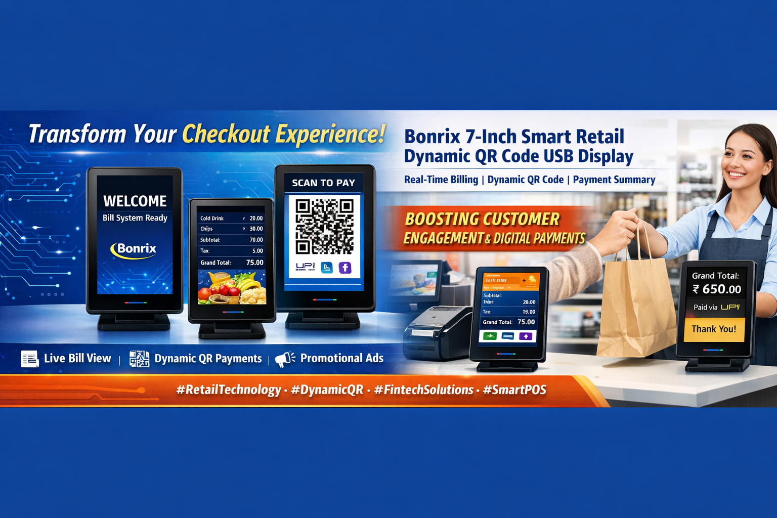 Bonrix 7 Inch Smart Display